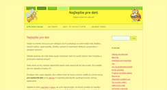 Desktop Screenshot of najlepsiepredeti.sk